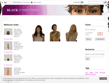 Tablet Screenshot of black-cosmetique.com